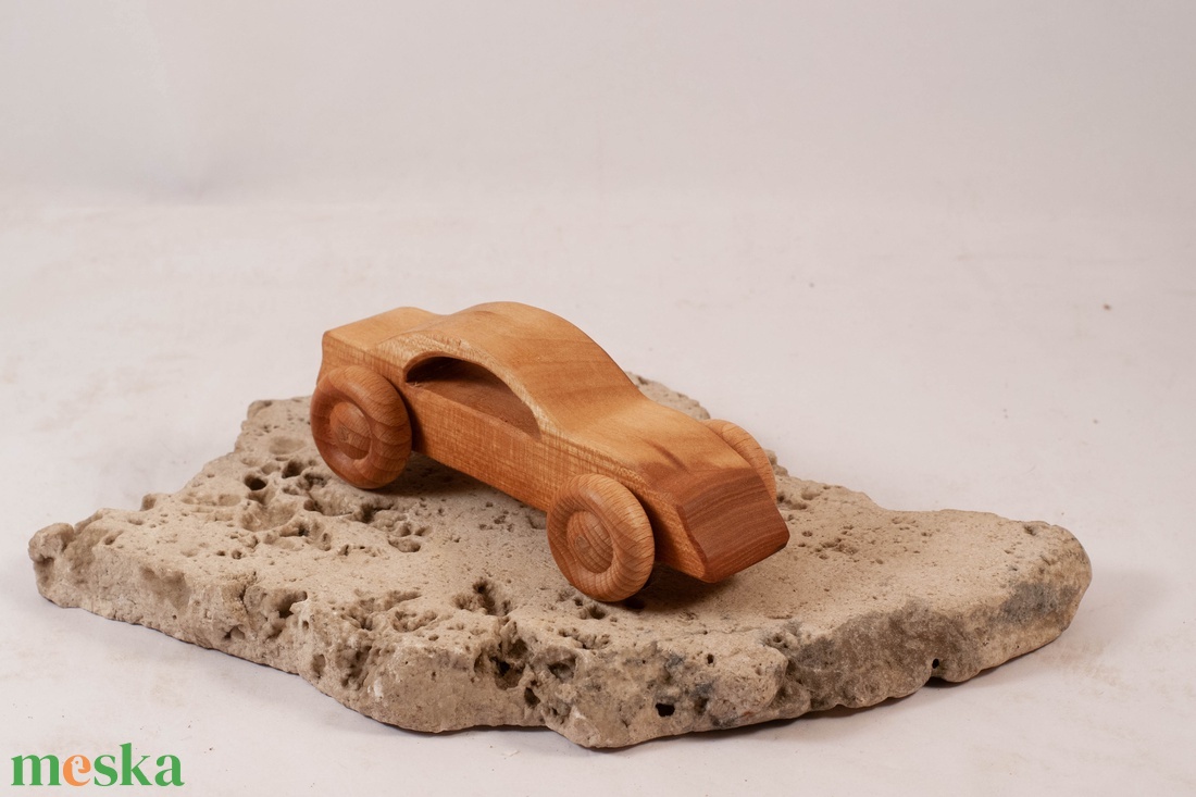 Játék fa autó, sport kocsi , fakocsi - játék & sport - húzó & tolójátékok - Meska.hu