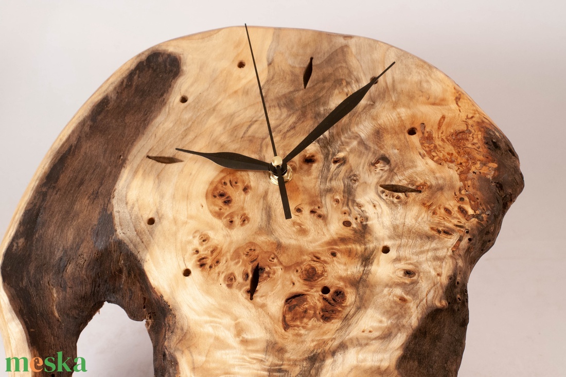 Fa falióra, rusztikus faóra,  - otthon & életmód - dekoráció - fali és függő dekoráció - falióra & óra - Meska.hu