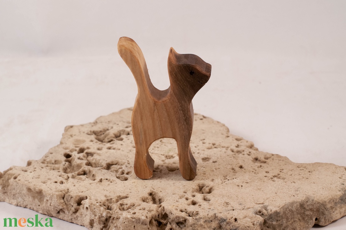 Fa cica, macska - játék & sport - húzó & tolójátékok - Meska.hu