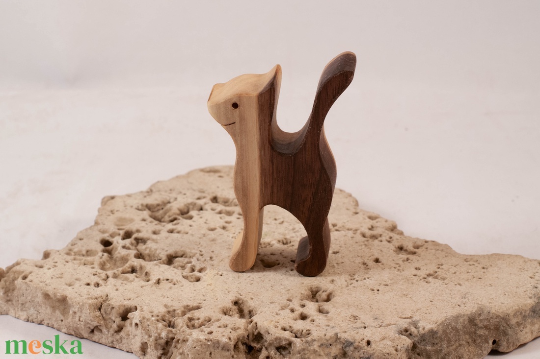 Fa cica, macska - játék & sport - húzó & tolójátékok - Meska.hu