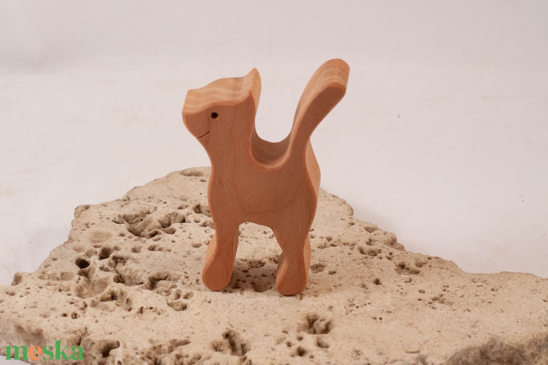 Fa cica, macska - játék & sport - húzó & tolójátékok - Meska.hu