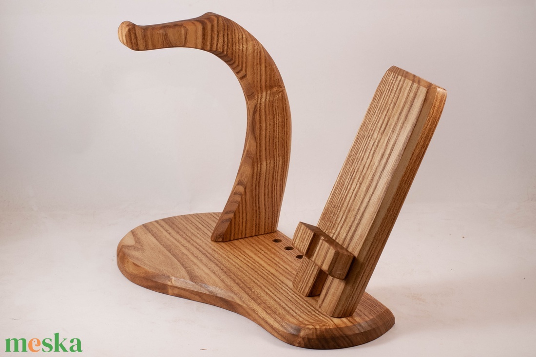 Fejhallgató, és mobiltelefon tartó, asztali rendező - otthon & életmód - tárolás & rendszerezés - íróasztali tároló - Meska.hu