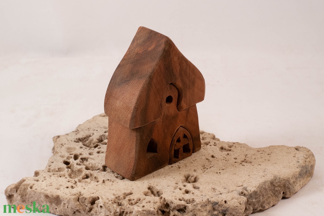  Fa házikó, fa építő, kirakó - játék & sport - építőjáték - Meska.hu