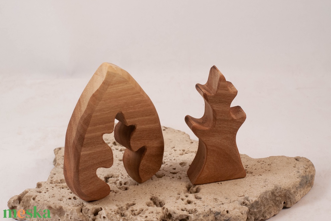  Fa fa, fa építő, kirakó - játék & sport - készségfejlesztő és logikai játék - szín és formaválogató játékok - Meska.hu