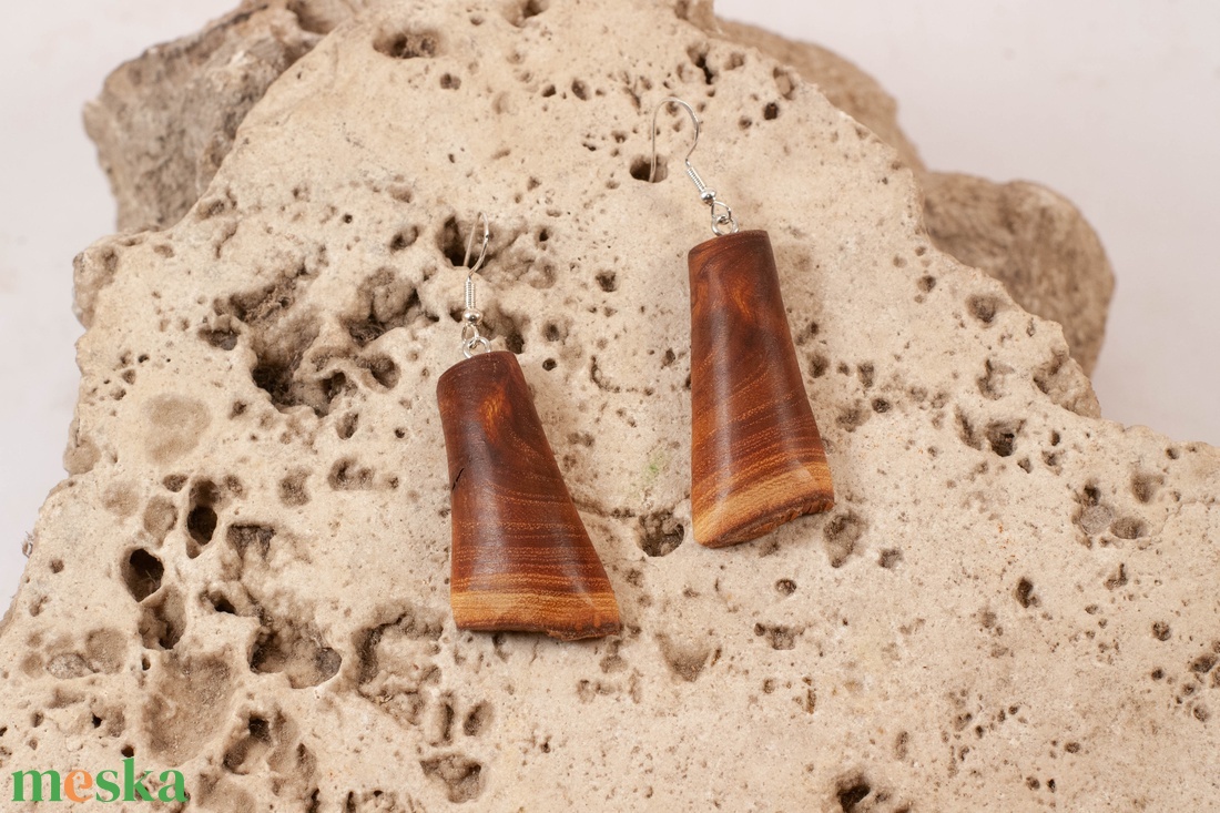 Fa fülbevaló - ékszer - fülbevaló - lógó fülbevaló - Meska.hu