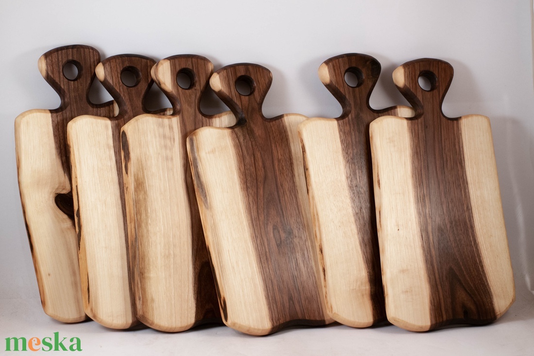  vágódeszka szett, tartóval 6 db-os - otthon & életmód - konyhafelszerelés, tálalás - sütés, főzés - vágódeszka - Meska.hu