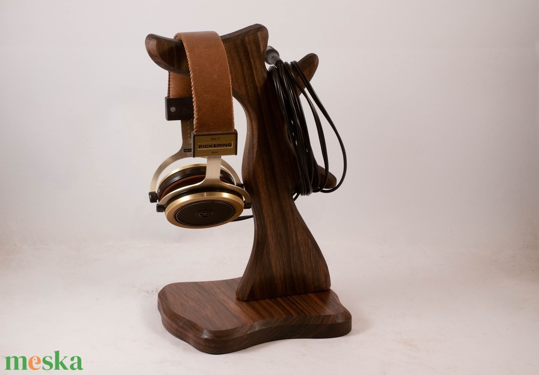 Fejhallgató tartó, fejhallgató állvány - otthon & életmód - tárolás & rendszerezés - íróasztali tároló - Meska.hu