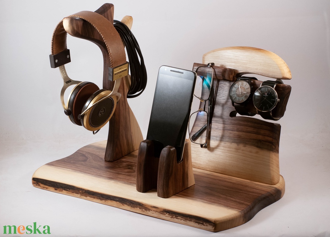   Mobil-, szemüveg-, fejhallgató, 2 óra-, asztali rendező - otthon & életmód - tárolás & rendszerezés - íróasztali tároló - Meska.hu