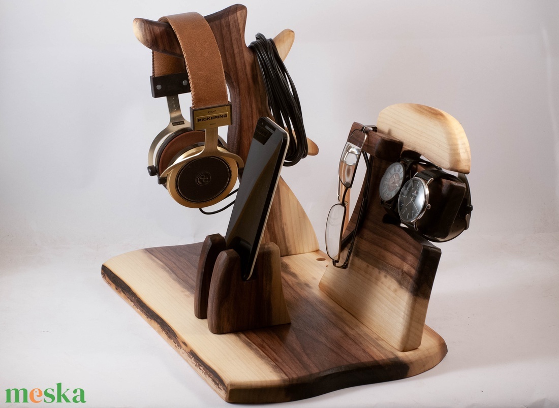   Mobil-, szemüveg-, fejhallgató, 2 óra-, asztali rendező - otthon & életmód - tárolás & rendszerezés - íróasztali tároló - Meska.hu