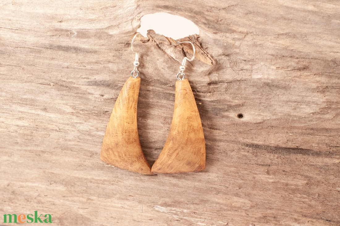 Fa fülbevaló - ékszer - fülbevaló - lógó fülbevaló - Meska.hu