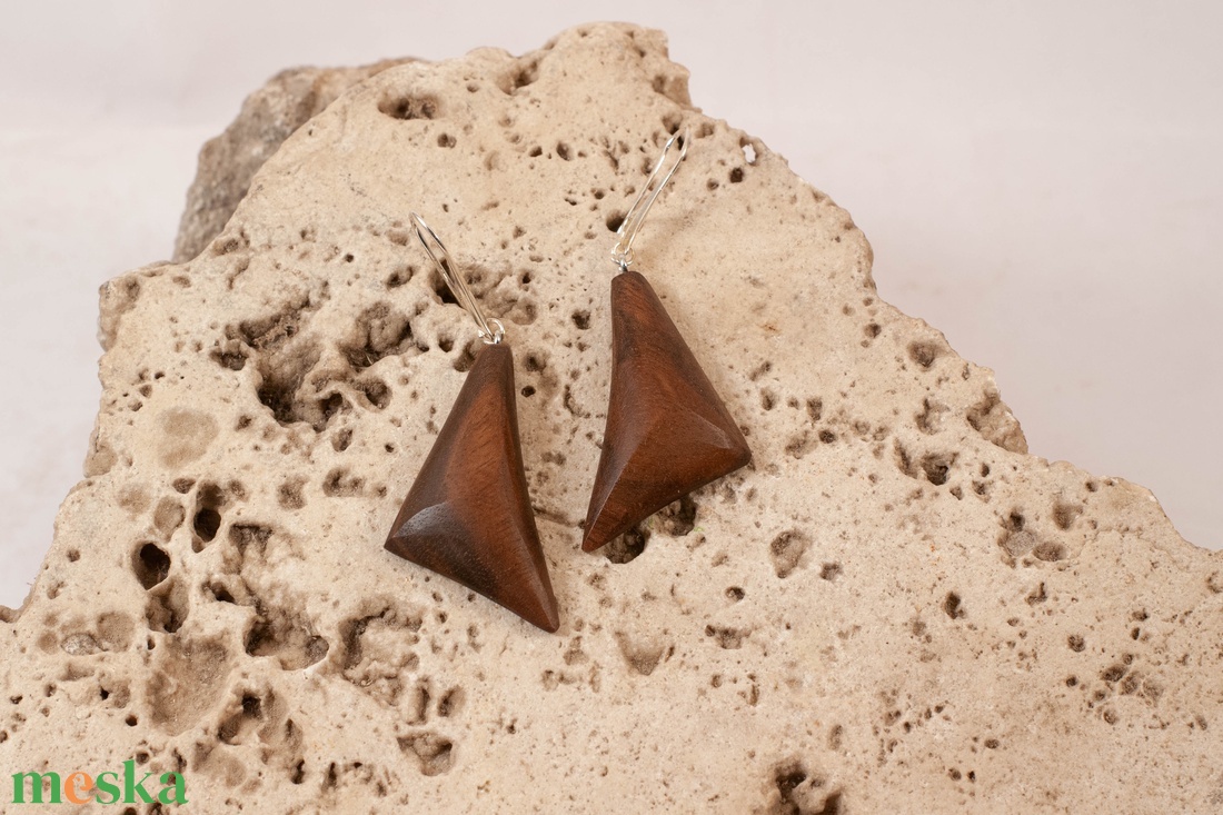 Fa fülbevaló - ékszer - fülbevaló - lógó fülbevaló - Meska.hu