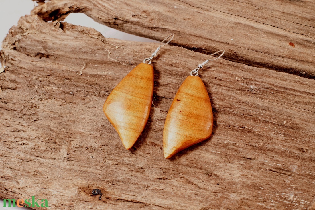 Fa fülbevaló - ékszer - fülbevaló - lógó fülbevaló - Meska.hu