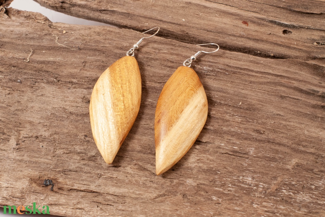 Fa fülbevaló - ékszer - fülbevaló - lógó fülbevaló - Meska.hu