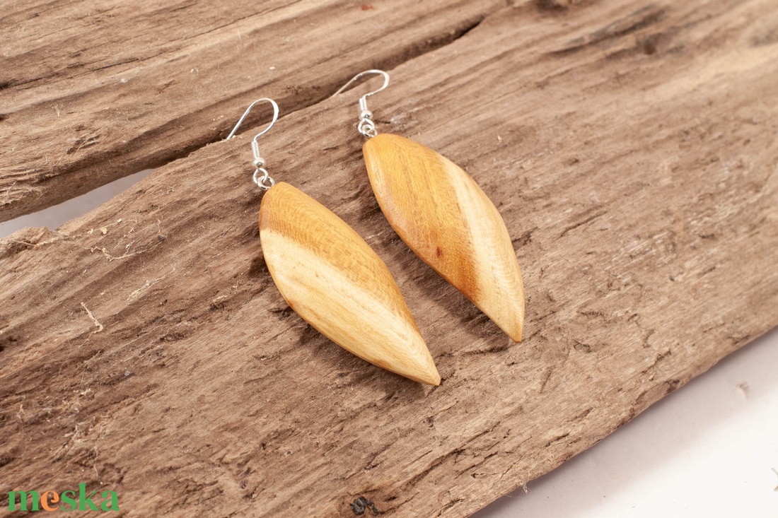 Fa fülbevaló - ékszer - fülbevaló - lógó fülbevaló - Meska.hu