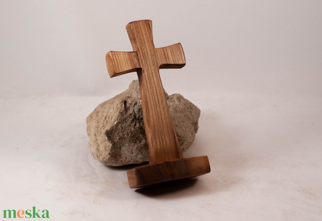 Fakereszt talpas, asztali kereszt - otthon & életmód - vallás - kereszt - Meska.hu