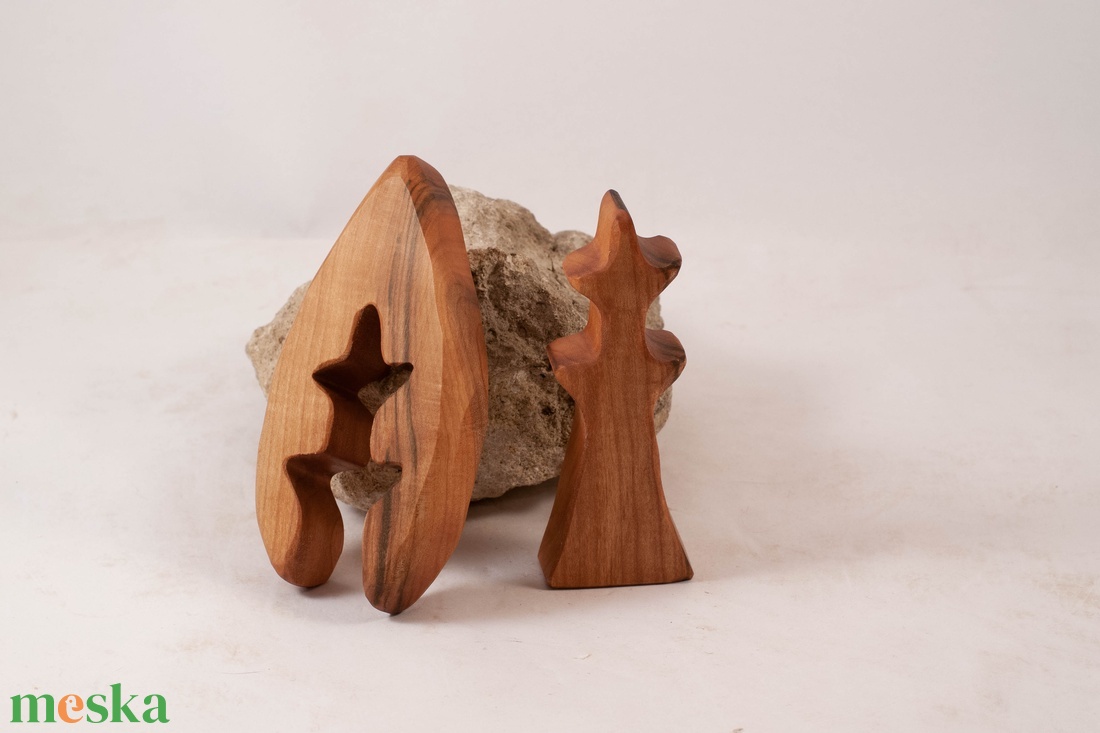  Fa fa, fa építő, kirakó - játék & sport - készségfejlesztő és logikai játék - szín és formaválogató játékok - Meska.hu