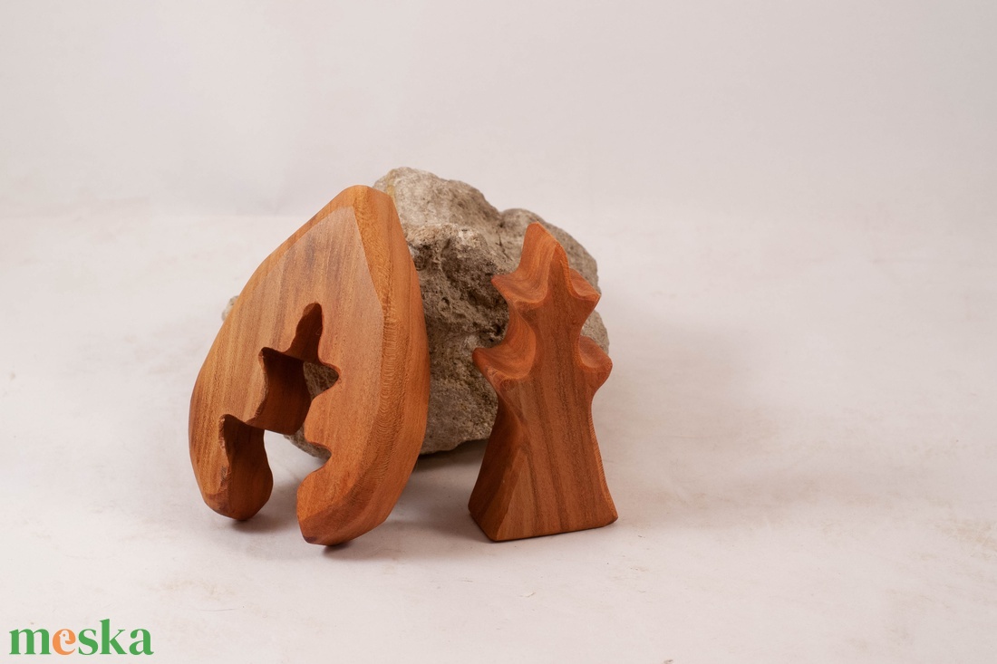  Fa fa, fa építő, kirakó - játék & sport - készségfejlesztő és logikai játék - szín és formaválogató játékok - Meska.hu