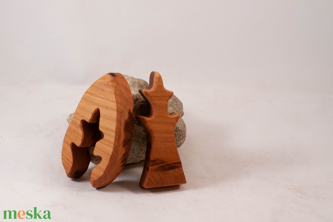  Fa fa, fa építő, kirakó - játék & sport - készségfejlesztő és logikai játék - szín és formaválogató játékok - Meska.hu