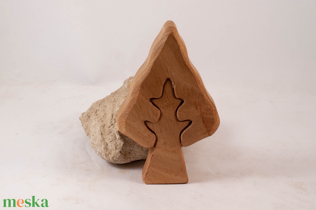  Fa fa, fa építő, kirakó - játék & sport - készségfejlesztő és logikai játék - szín és formaválogató játékok - Meska.hu