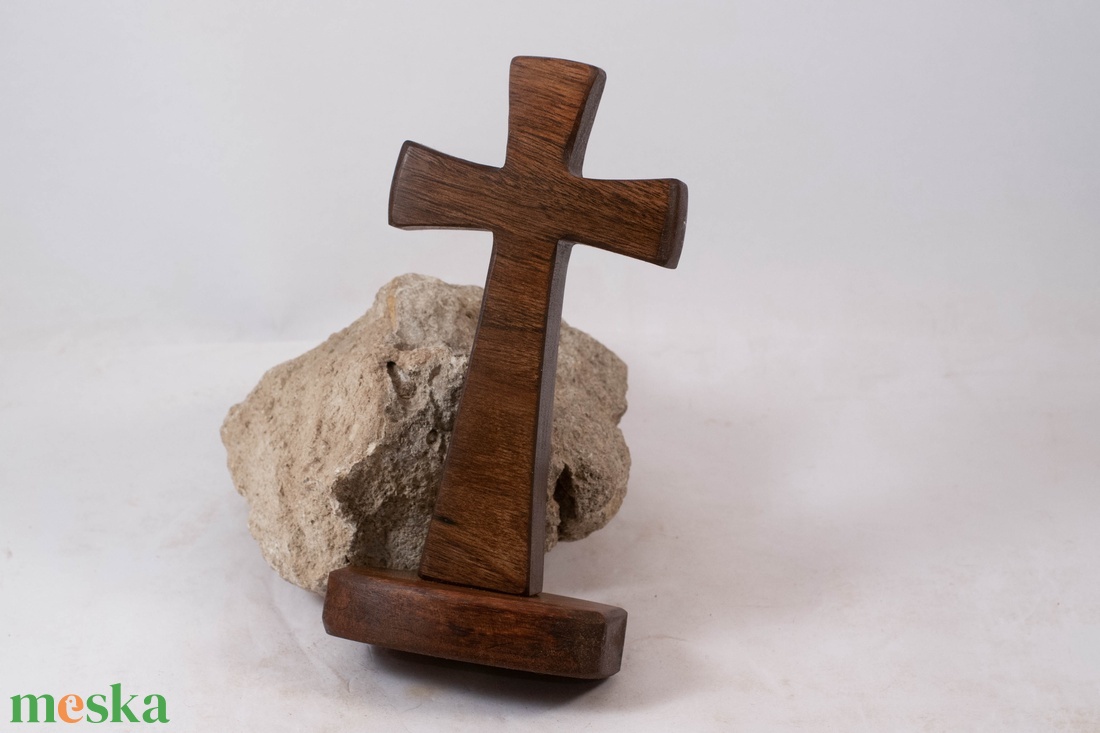 Fakereszt talpas, asztali kereszt - otthon & életmód - vallás - kereszt - Meska.hu