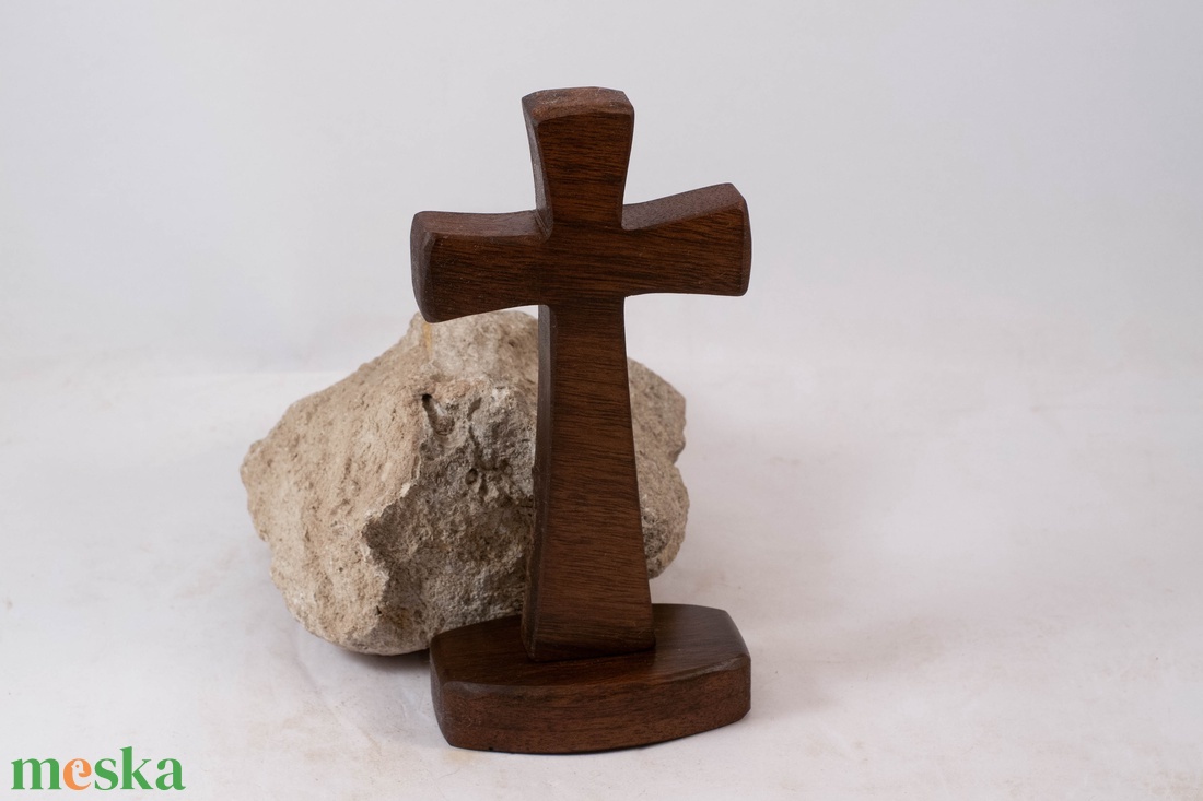 Fakereszt talpas, asztali kereszt - otthon & életmód - vallás - kereszt - Meska.hu