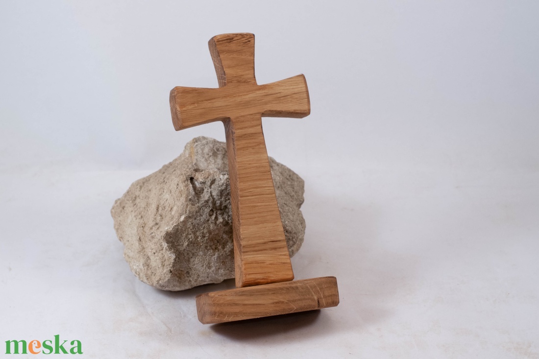 Fakereszt talpas, asztali kereszt - otthon & életmód - vallás - kereszt - Meska.hu