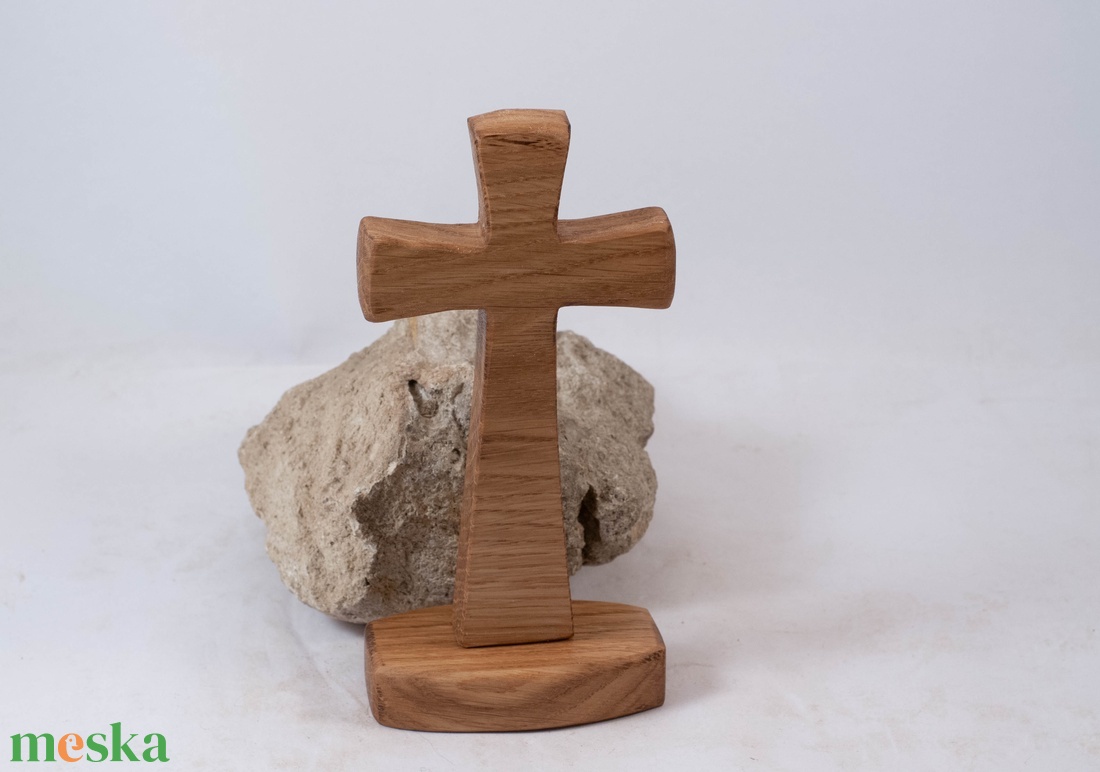 Fakereszt talpas, asztali kereszt - otthon & életmód - vallás - kereszt - Meska.hu