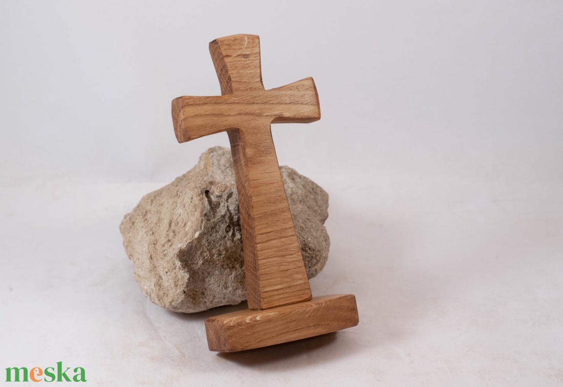 Fakereszt talpas, asztali kereszt - otthon & életmód - vallás - kereszt - Meska.hu