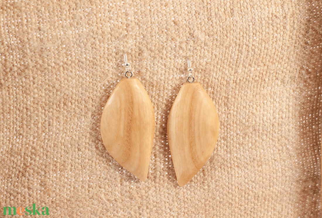 Fa fülbevaló - ékszer - fülbevaló - lógó fülbevaló - Meska.hu