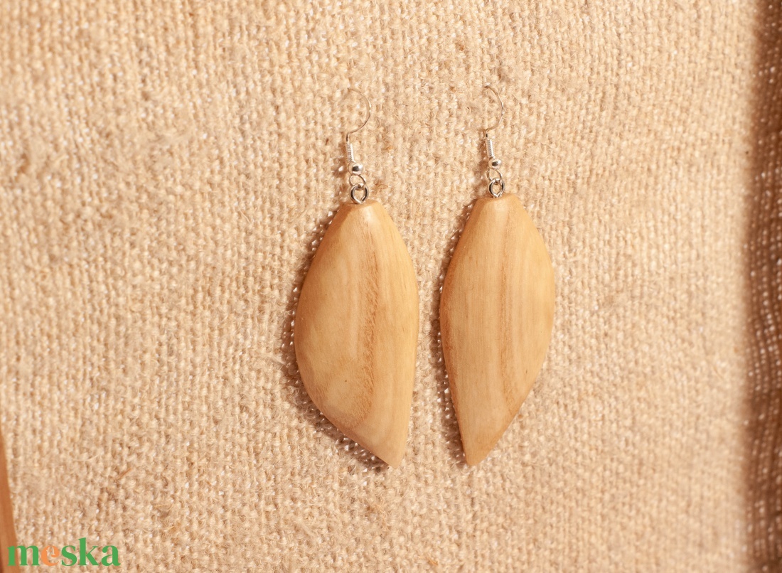 Fa fülbevaló - ékszer - fülbevaló - lógó fülbevaló - Meska.hu