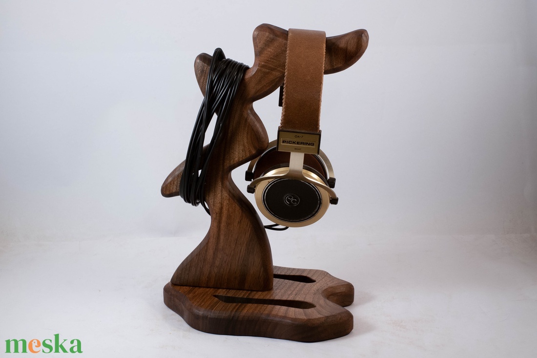 Fejhallgató tartó, fejhallgató állvány - otthon & életmód - tárolás & rendszerezés - íróasztali tároló - Meska.hu