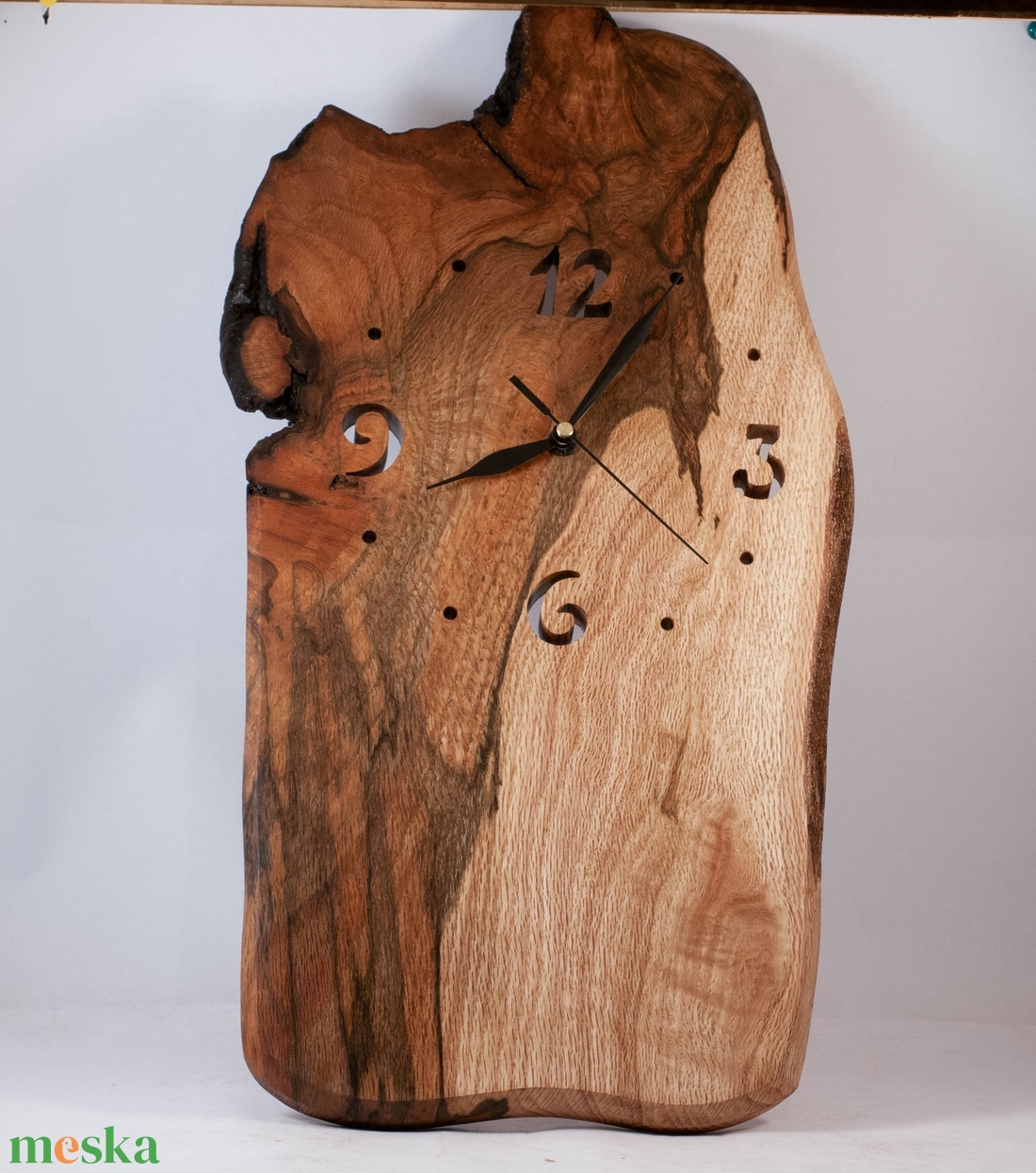 Fa falióra, rusztikus faóra,  - otthon & életmód - dekoráció - fali és függő dekoráció - falióra & óra - Meska.hu