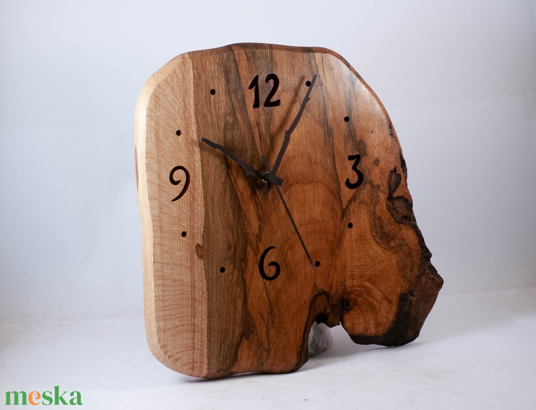 Fa falióra, rusztikus faóra,  - otthon & életmód - dekoráció - fali és függő dekoráció - falióra & óra - Meska.hu
