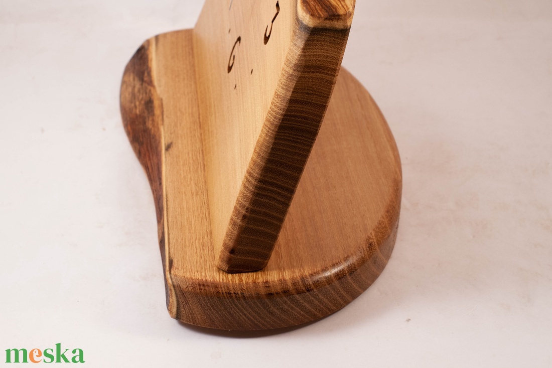 Fa asztali, talpas óra, kandalló óra, rusztikus faóra,  - otthon & életmód - dekoráció - fali és függő dekoráció - falióra & óra - Meska.hu