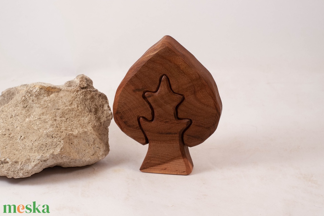  Fa fa, fa építő, kirakó - játék & sport - készségfejlesztő és logikai játék - szín és formaválogató játékok - Meska.hu