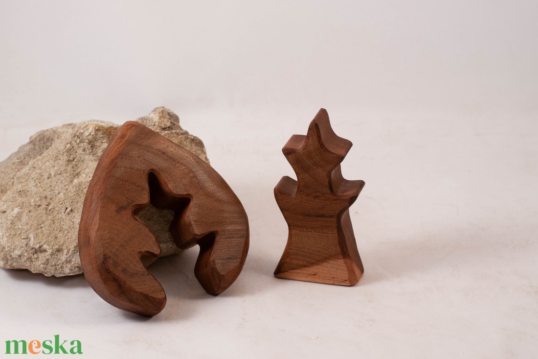  Fa fa, fa építő, kirakó - játék & sport - készségfejlesztő és logikai játék - szín és formaválogató játékok - Meska.hu