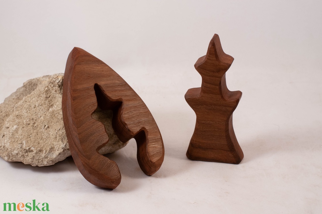  Fa fa, fa építő, kirakó - játék & sport - készségfejlesztő és logikai játék - szín és formaválogató játékok - Meska.hu