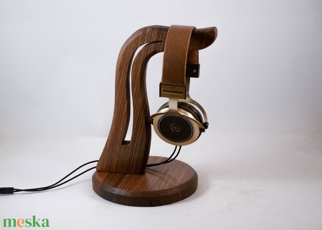 Fejhallgató tartó, állvány, fülhallgató tartó - otthon & életmód - tárolás & rendszerezés - íróasztali tároló - Meska.hu
