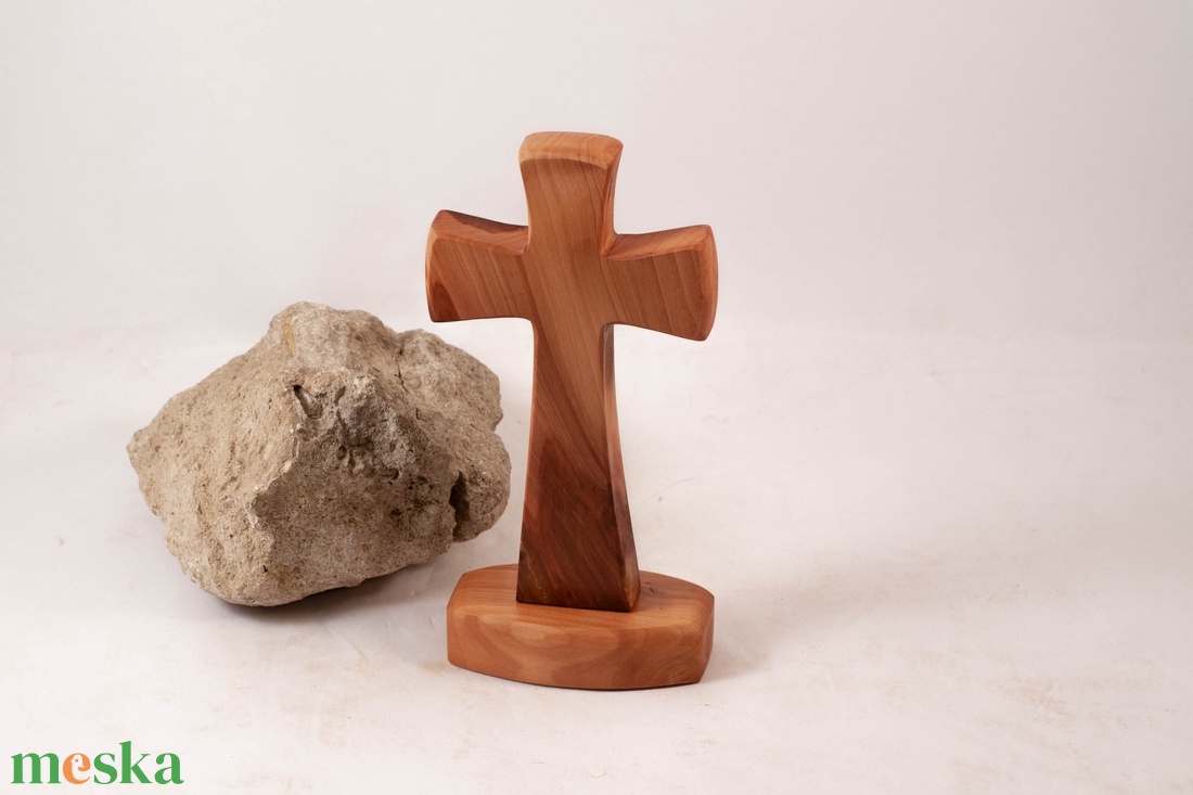 Fakereszt talpas, asztali kereszt - otthon & életmód - vallás - kereszt - Meska.hu