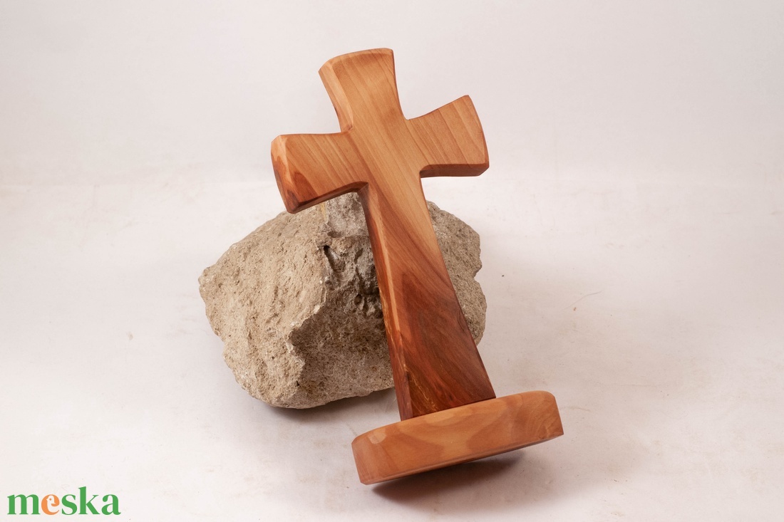 Fakereszt talpas, asztali kereszt - otthon & életmód - vallás - kereszt - Meska.hu