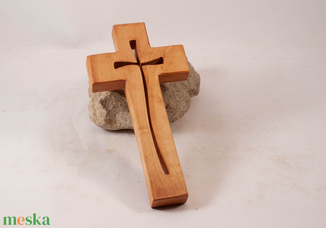 Mintás fakereszt, fali kereszt  - otthon & életmód - vallás - kereszt - Meska.hu
