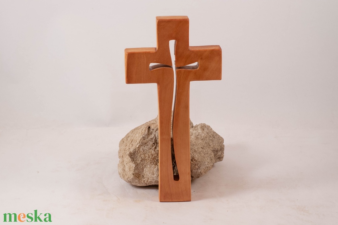 Mintás fakereszt, fali kereszt  - otthon & életmód - vallás - kereszt - Meska.hu