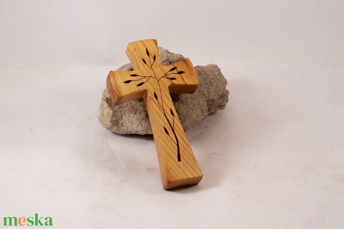 Mintás fakereszt, fali kereszt  - otthon & életmód - vallás - kereszt - Meska.hu