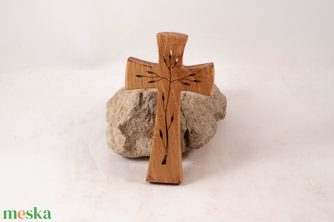 Mintás fakereszt, fali kereszt  - otthon & életmód - vallás - kereszt - Meska.hu