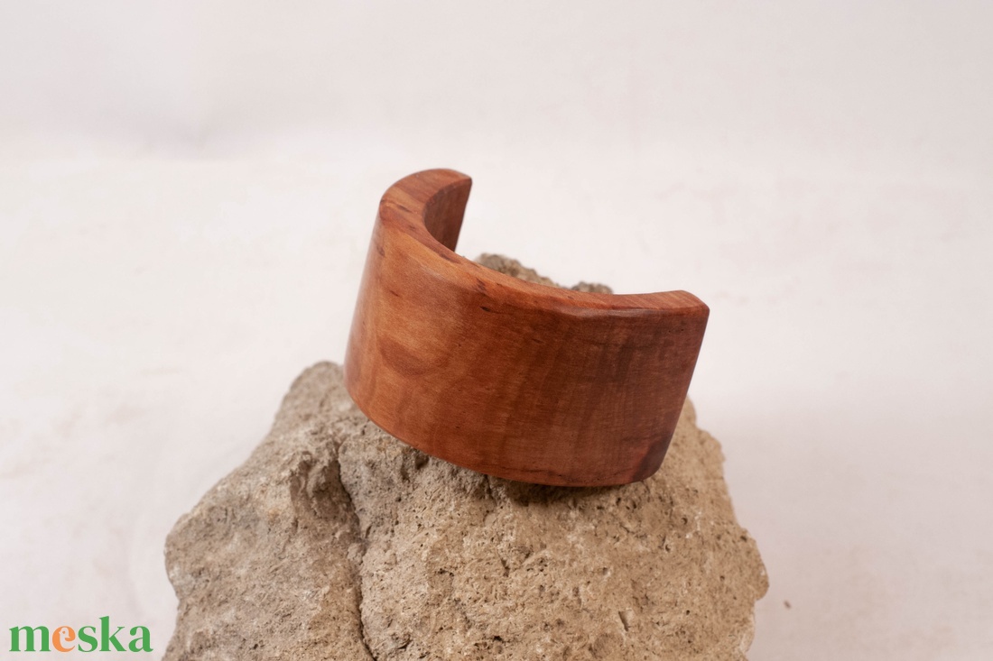 Ívelt fa franciacsat, hajcsat  - ruha & divat - hajdísz & hajcsat - hajdísz - Meska.hu