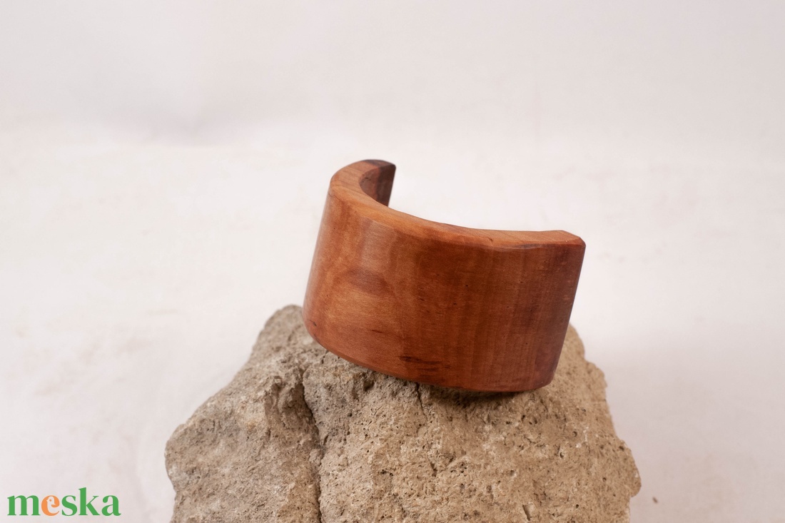 Ívelt fa franciacsat, hajcsat  - ruha & divat - hajdísz & hajcsat - hajdísz - Meska.hu