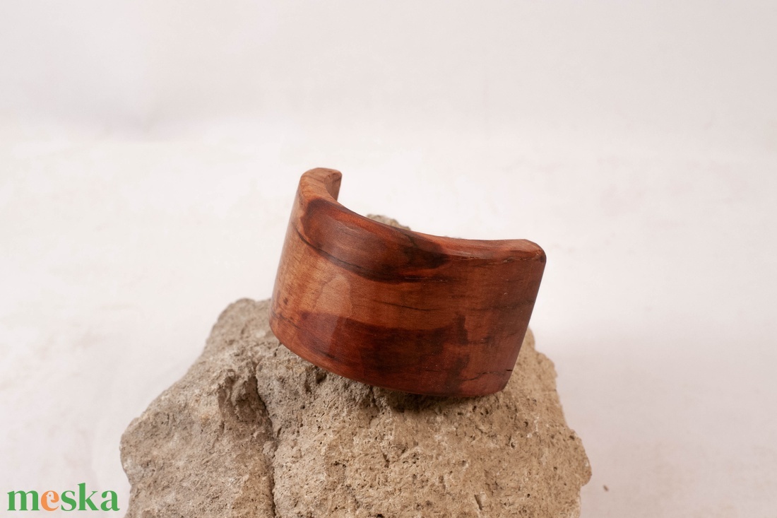 Ívelt fa franciacsat, hajcsat  - ruha & divat - hajdísz & hajcsat - hajdísz - Meska.hu