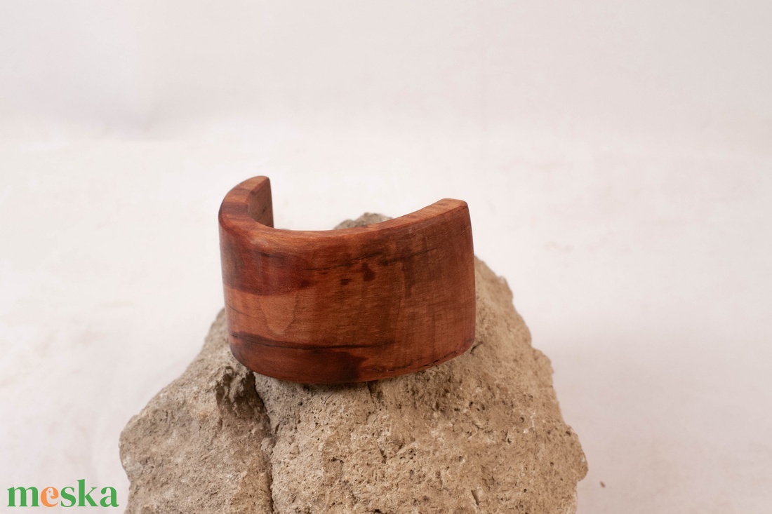 Ívelt fa franciacsat, hajcsat  - ruha & divat - hajdísz & hajcsat - hajdísz - Meska.hu