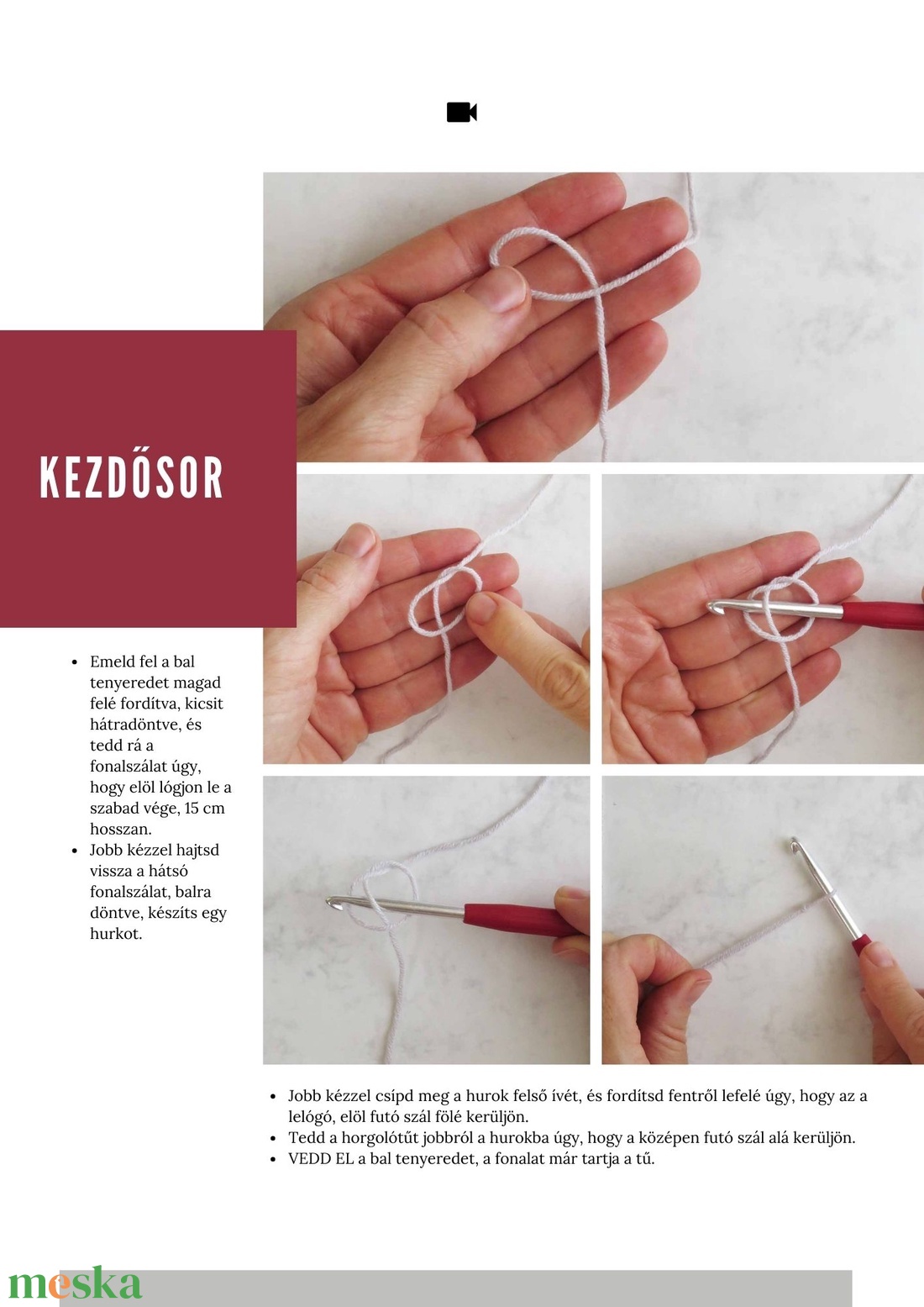 DIGITÁLIS Horgolási útmutató (PDF) - horgolt körsál relief pálcákkal - videó fázisfotók és szöveges leírás - diy (csináld magad) - szabásminta, útmutató - horgolási minta - Meska.hu DIGITÁLIS Horgolási útmutató (PDF) - horgolt körsál relief pálcákkal - videó fázisfotók és szöveges leírás - diy (csináld magad) - szabásminta, útmutató - horgolási minta - Meska.hu