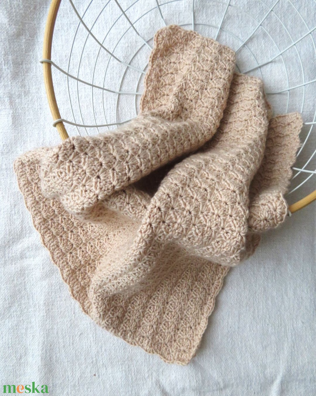 DIGITÁLIS Horgolási útmutató - horgolt babatakaró (PDF) - diy (csináld magad) - szabásminta, útmutató - horgolási minta - Meska.hu